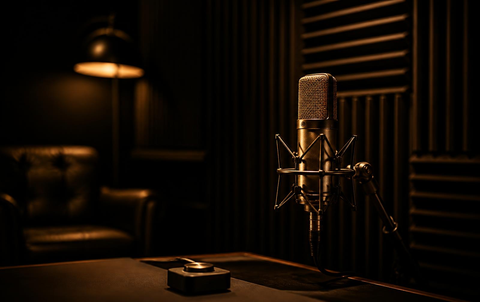 Podcast recording studio